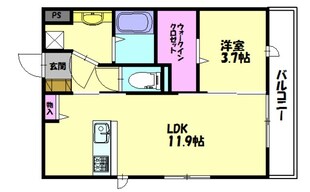 アンクール志免中央の物件間取画像